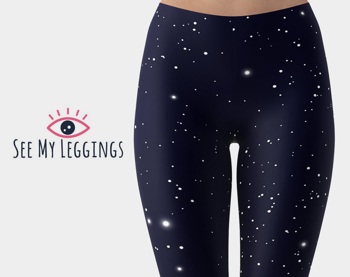 Galaxy Leggings, Yoga Space Print Pants, Cosmic Celestial Constellation  Outer Space Star Royal Blue Workout Leggings -  New Zealand