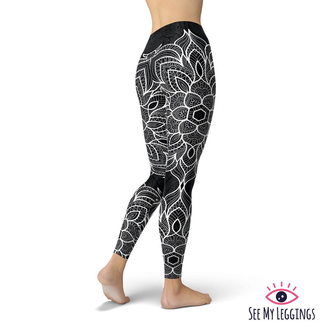  Black Dragon Scales Leggings with Pockets for Womens High Waist  Yoga Pants Elasticity Workout Pants : Clothing, Shoes & Jewelry
