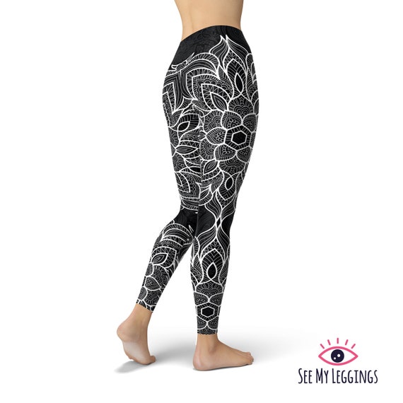 Lululemon Basic Black Yoga Leggings Estimated Size 6 No Size Dot Wide  Waistband