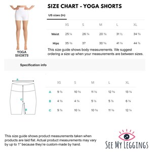 Pantalones cortos de yoga estilo Pop Art para mujer, pantalones cortos de entrenamiento de cintura alta, pantalones cortos estampados para festivales y gimnasio, pantalones cortos para correr muy suaves. imagen 5