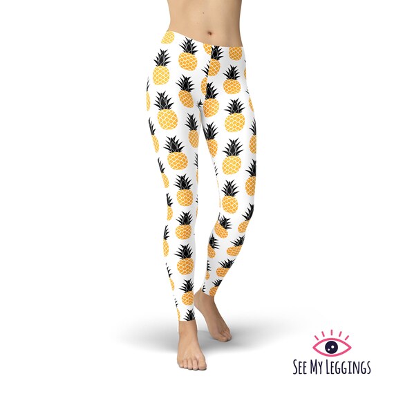 Pineapple Leggings, Printed Leggings, Summer Fruit Leggings, Leggings for  Women, High Waist Leggings, Capris, Plus Size Leggings, Yoga Pants -   Canada