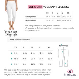 Christmas Leggings, Printed Leggings, Leggings for Women, Workout Leggings, Plus Size Leggings, Christmas Yoga Pants, Capris, Yoga Tights image 6