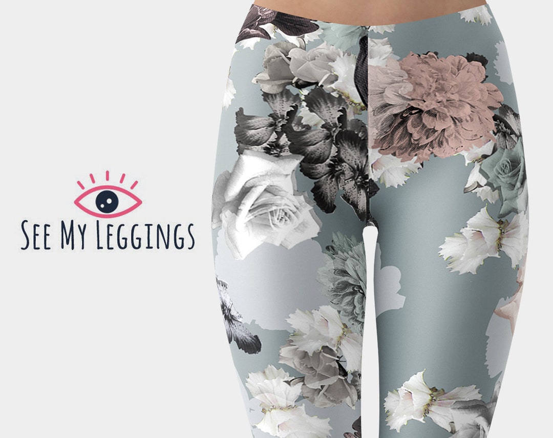 Bright Floral Yoga Legging
