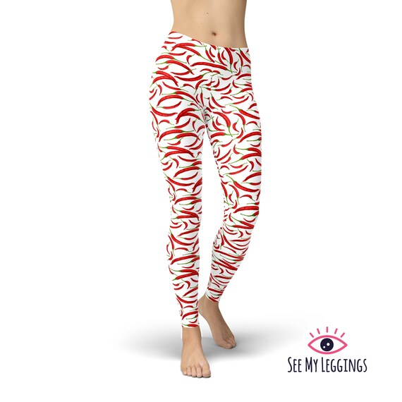 Red Chilli Leggings Printed Leggings 