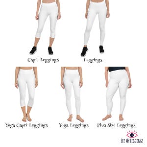 Leggings à motifs floraux aquarelle pour femmes, leggings de sport taille haute, pantalons de yoga imprimés grandes tailles, collants de gym ultra-doux image 3