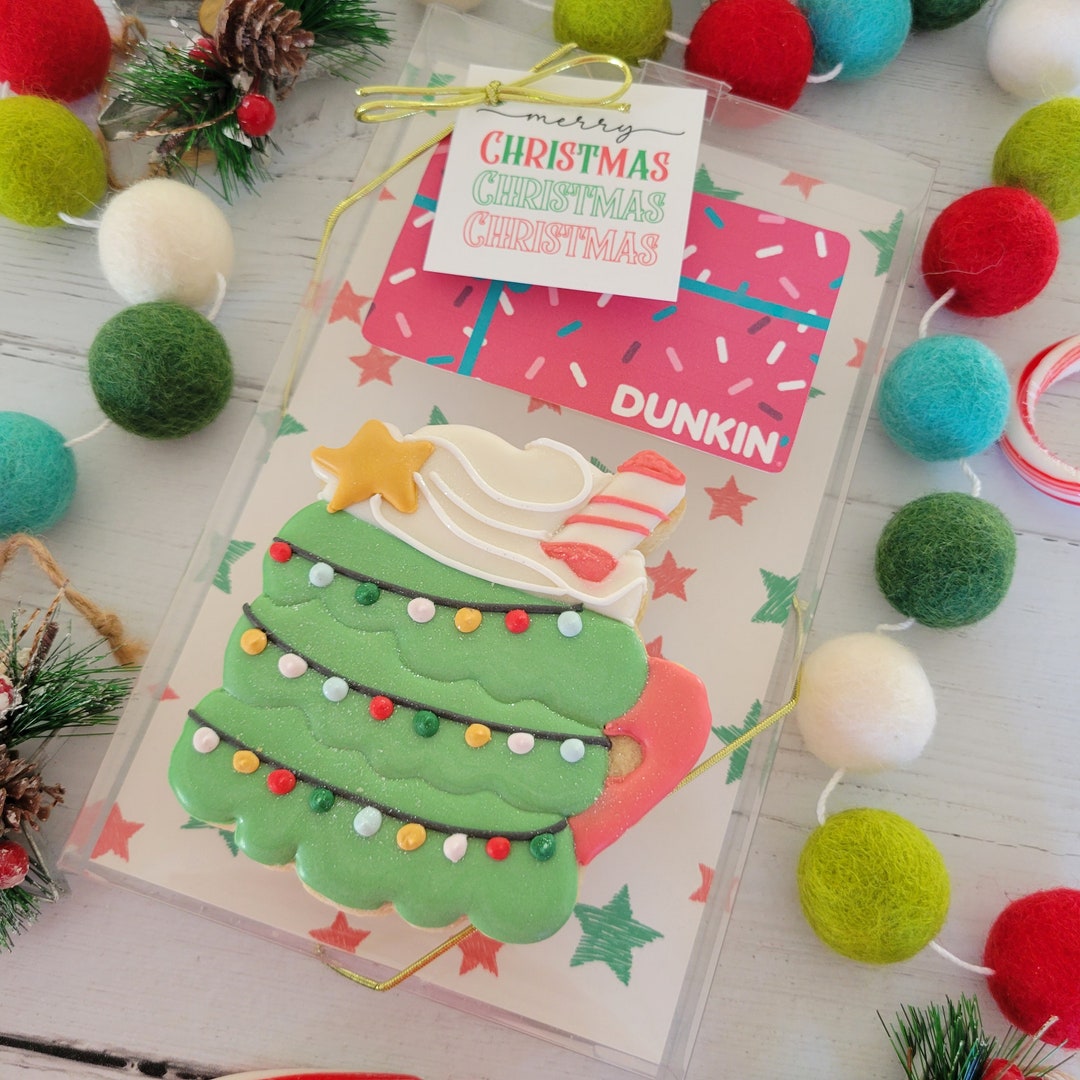 Christmas Cookie & Gift Card Christmas Tree Mug Choice of - Etsy UK