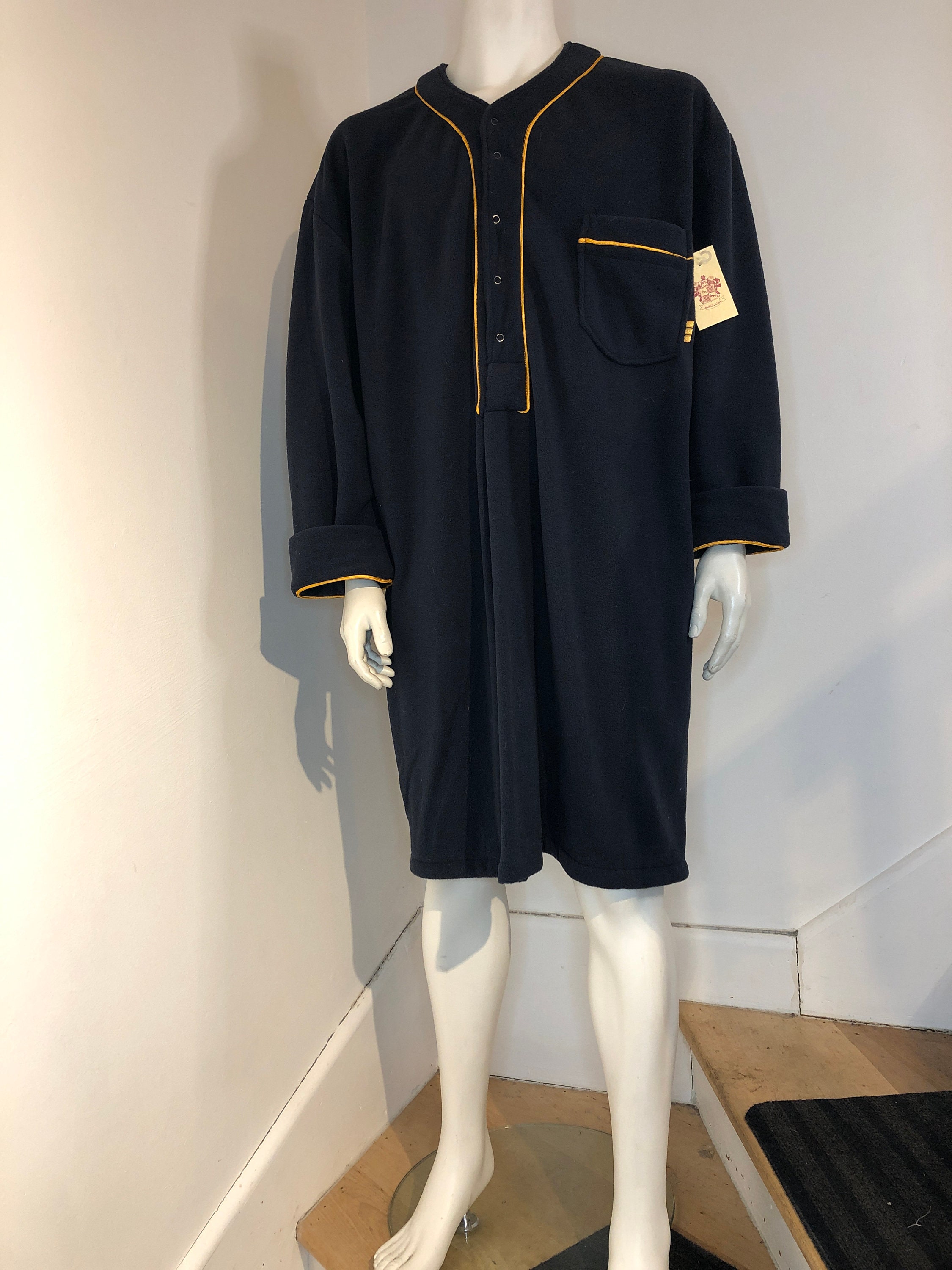 Nightshirts, Men, Men's Sleepwear, Clothing for Disabled, Polar Fleece