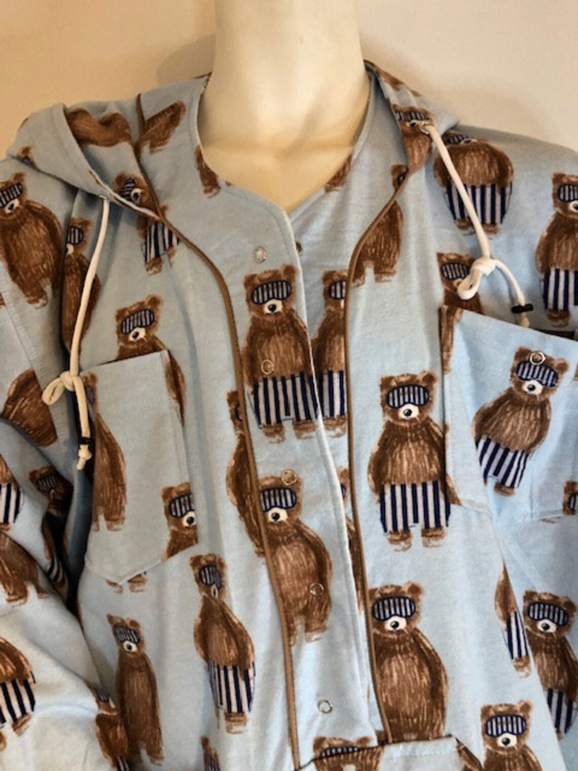 Men's Nightshirts Men's Sleepwear Hoodie Maxi Coat Etsy Canada