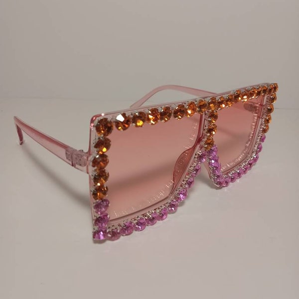 Pink Rhinestone Frame - Etsy
