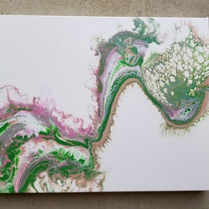 WheelieFine Original Abstract Art - Acrylic Fluid Art: Lochness