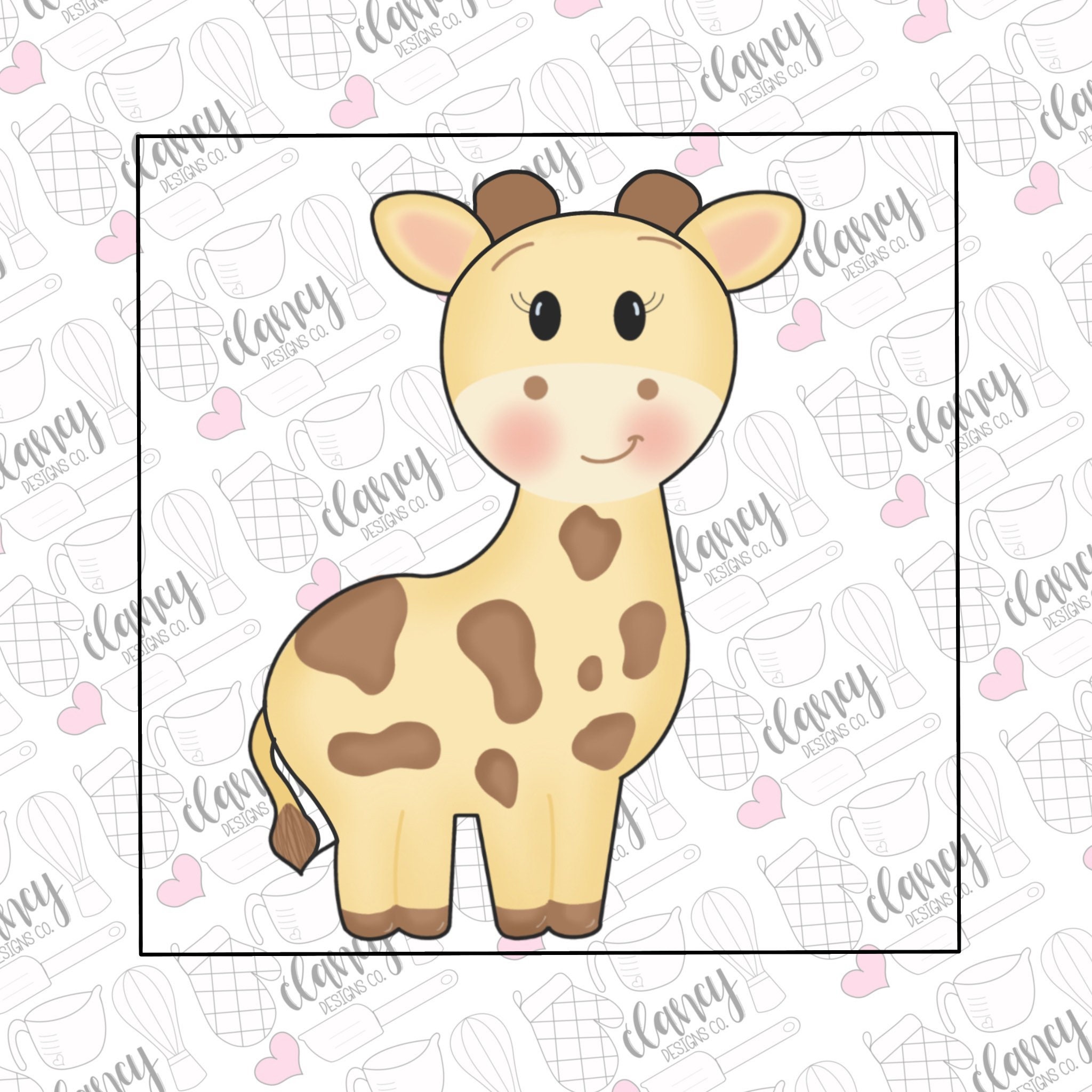 Giraffe Two / Safari Animal / Cute Giraffe / Animal Cookie - Etsy Giraffe Two / Safari Animal / Cute Giraffe / Animal Cookie - Etsy
