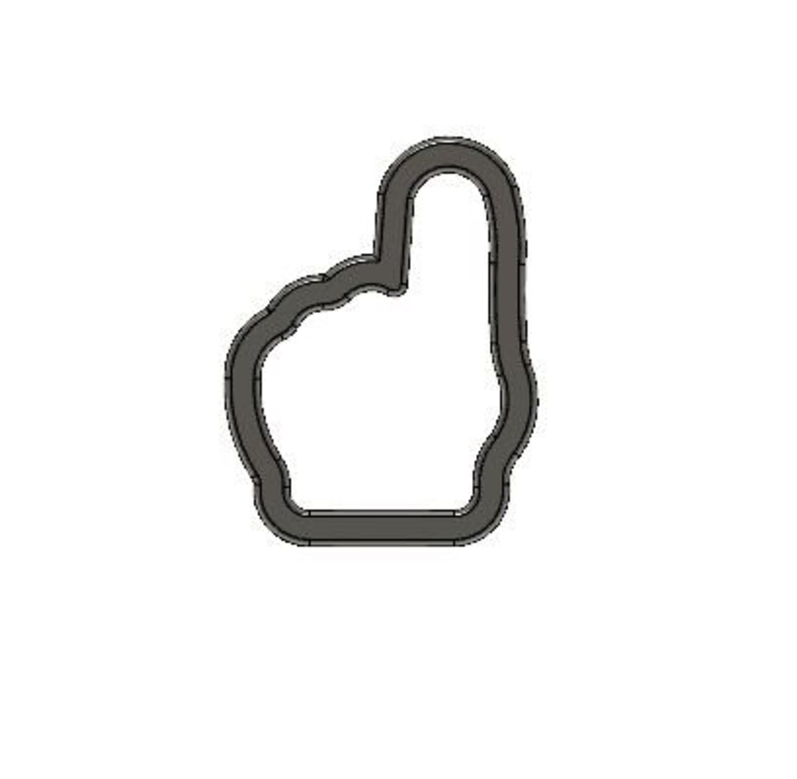 Foam Finger Cookie Cutter Etsy