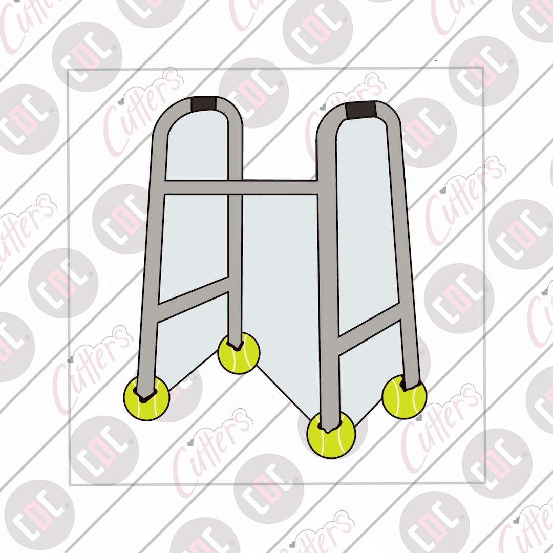 Walker / Walker With Tennis Balls / Getting Old / Over the Etsy