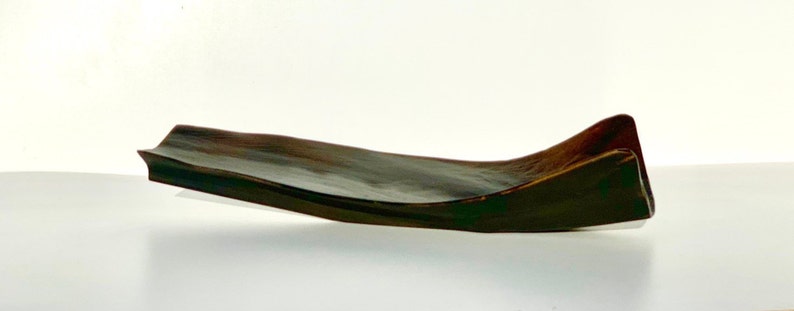 Jade Level base painted palm frond art wedding table centerpiece vessel for events and home decor