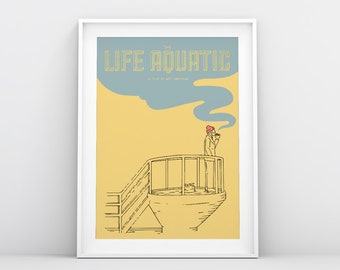 The Life Aquatic movie poster / print