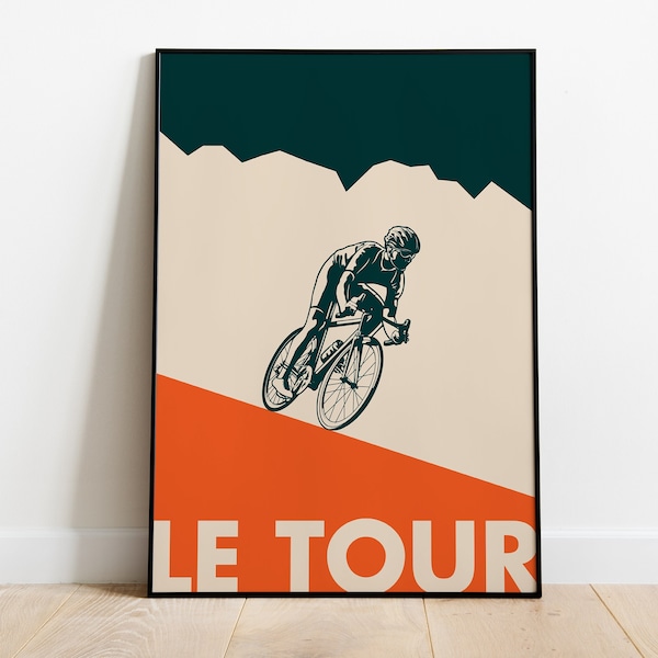 Le Tour De France poster wielersport kunst aan de muur print