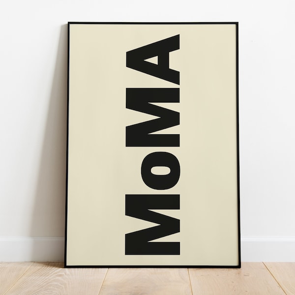MoMA Logo Exhibition Bauhaus poster wall art poster