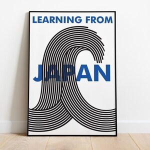 LEARNING FROM JAPAN ポスター Design Museum Danmark 