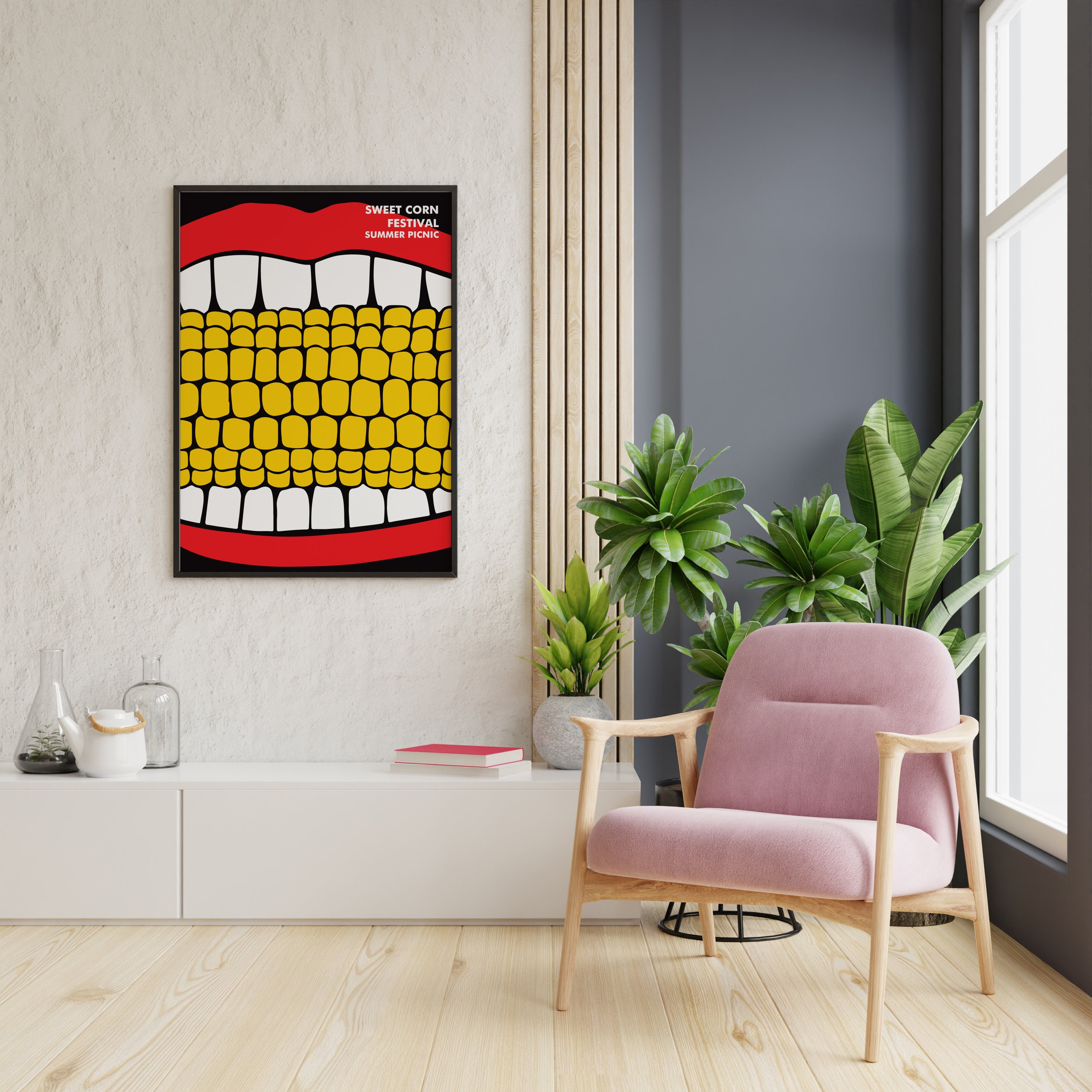 Herman Miller Sweet Corn Festival Poster Summer Picnic Print - Etsy