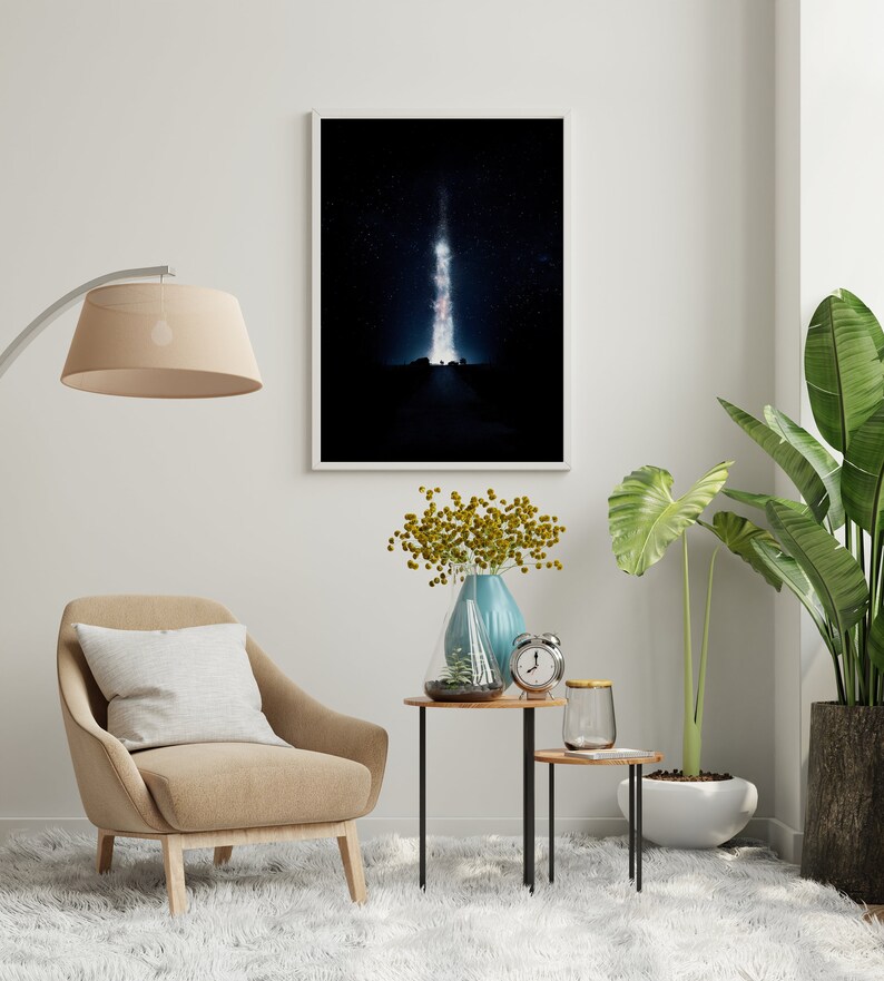 Interstellar Movie poster Minimalist Artwork wall art print Christopher Nolan Wall Art Decor Gift for Space and Science Fiction Movie Fans image 8