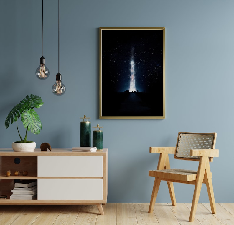 Interstellar Movie poster Minimalist Artwork wall art print Christopher Nolan Wall Art Decor Gift for Space and Science Fiction Movie Fans image 6