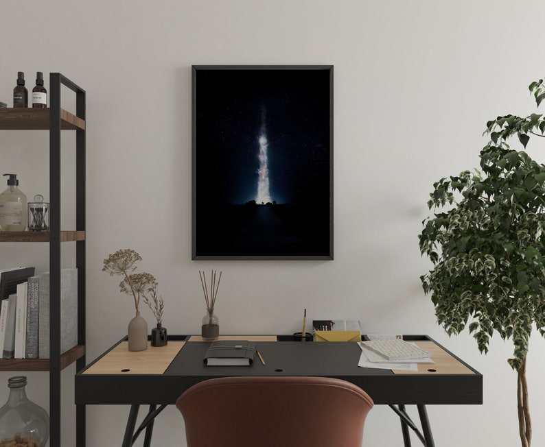 Interstellar Movie poster Minimalist Artwork wall art print Christopher Nolan Wall Art Decor Gift for Space and Science Fiction Movie Fans image 9