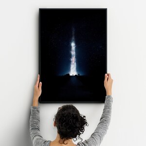 Interstellar Movie poster Minimalist Artwork wall art print Christopher Nolan Wall Art Decor Gift for Space and Science Fiction Movie Fans image 10