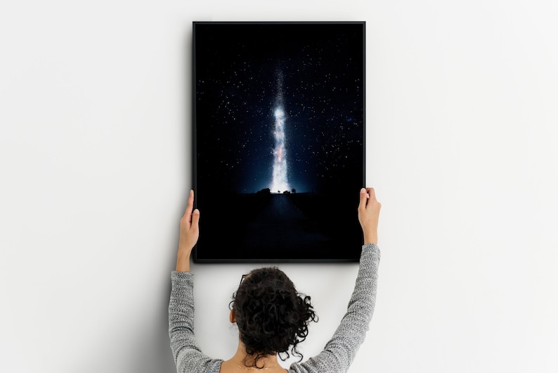Interstellar Movie poster Minimalist Artwork wall art print Christopher Nolan Wall Art Decor Gift for Space and Science Fiction Movie Fans image 10