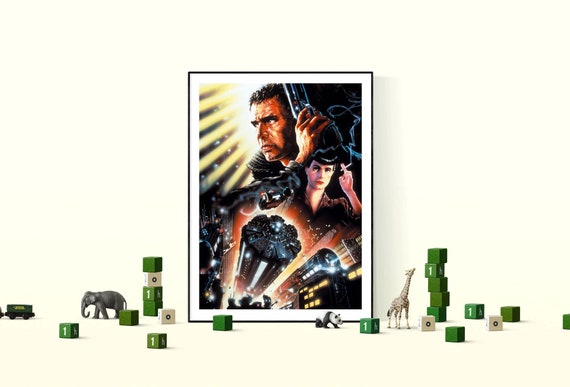 Blade Runner Harrison Ford Vintage Movie CANVAS Art Print A0 A1 A2 A3 A4 
