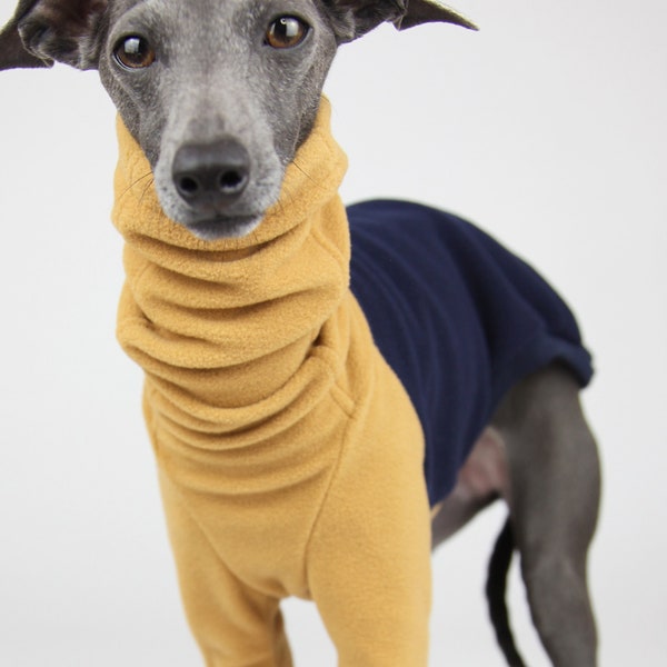 Stylish Italian Greyhound Clothing, Fleece Dog Onesie,  Essentials Outland Pullover