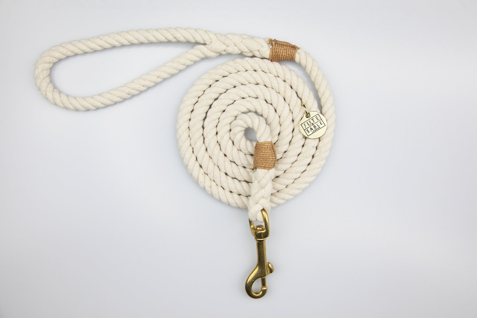 Beautiful Handmade Cotton Rope Dog Lead JUTE Etsy UK