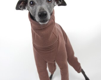 Cosy Soft Italian Greyhound jumper- Jute & Sable London - Harlech - Blush