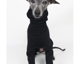 Chic Black Italian Greyhound jumper- Jute & Sable London - Buckley