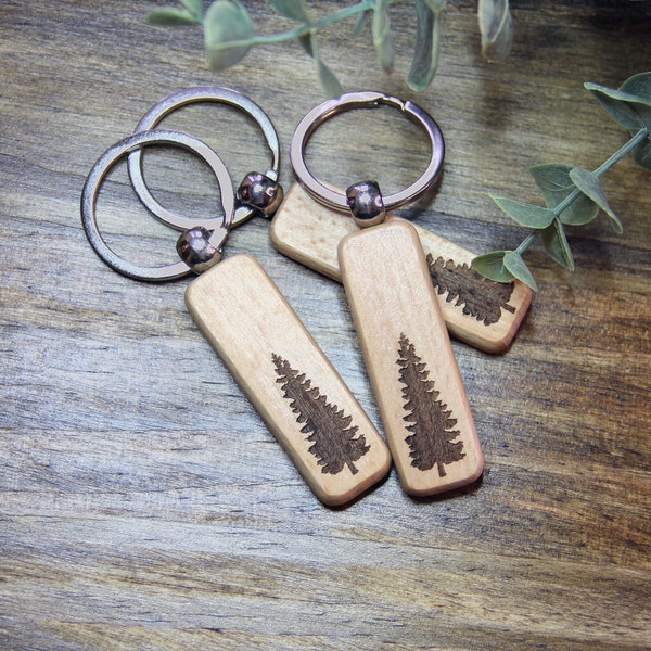 Tree Keychain Etsy