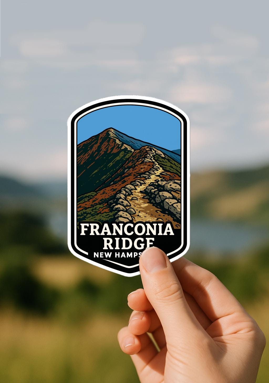 Calcomanía De Lago Chelan De Washington Para Senderismo Al Aire Libre Vinilo Pequeno Impermeable Para Botella De Agua Taza Libro De Pasaportes