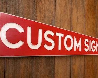 Painted Letter Carved Wood Sign, Custom Sign, Wooden Name Sign, Address Sign, Personalized Sign, Welcome Sign