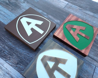 AT Trail Sign, Appalachian Trail, Hiking Sign, Trail Sign, AT Logo, Carved Sign