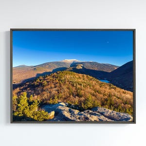 Franconia Notch Golden Hour Photo Print | New Hampshire Wall Art | NH White Mountains | Mountain Photo Print | Nick Sidla Photography