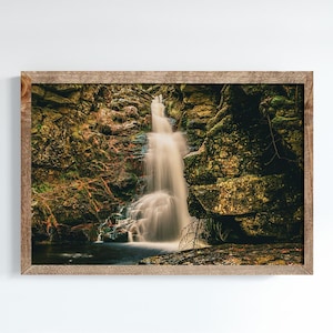 Cascade Path Photo Print | New Hampshire Wall Art | NH White Mountains | Waterfall Photo Print | Nick Sidla Photography