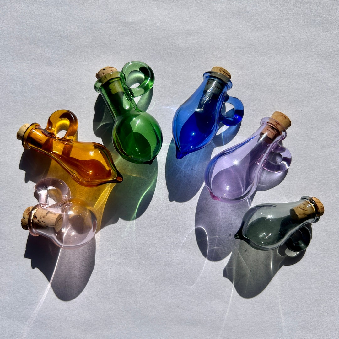 Mini Potion Bottle Pendants Etsy
