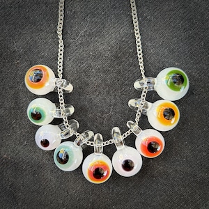 Glass Eyeball Pendants