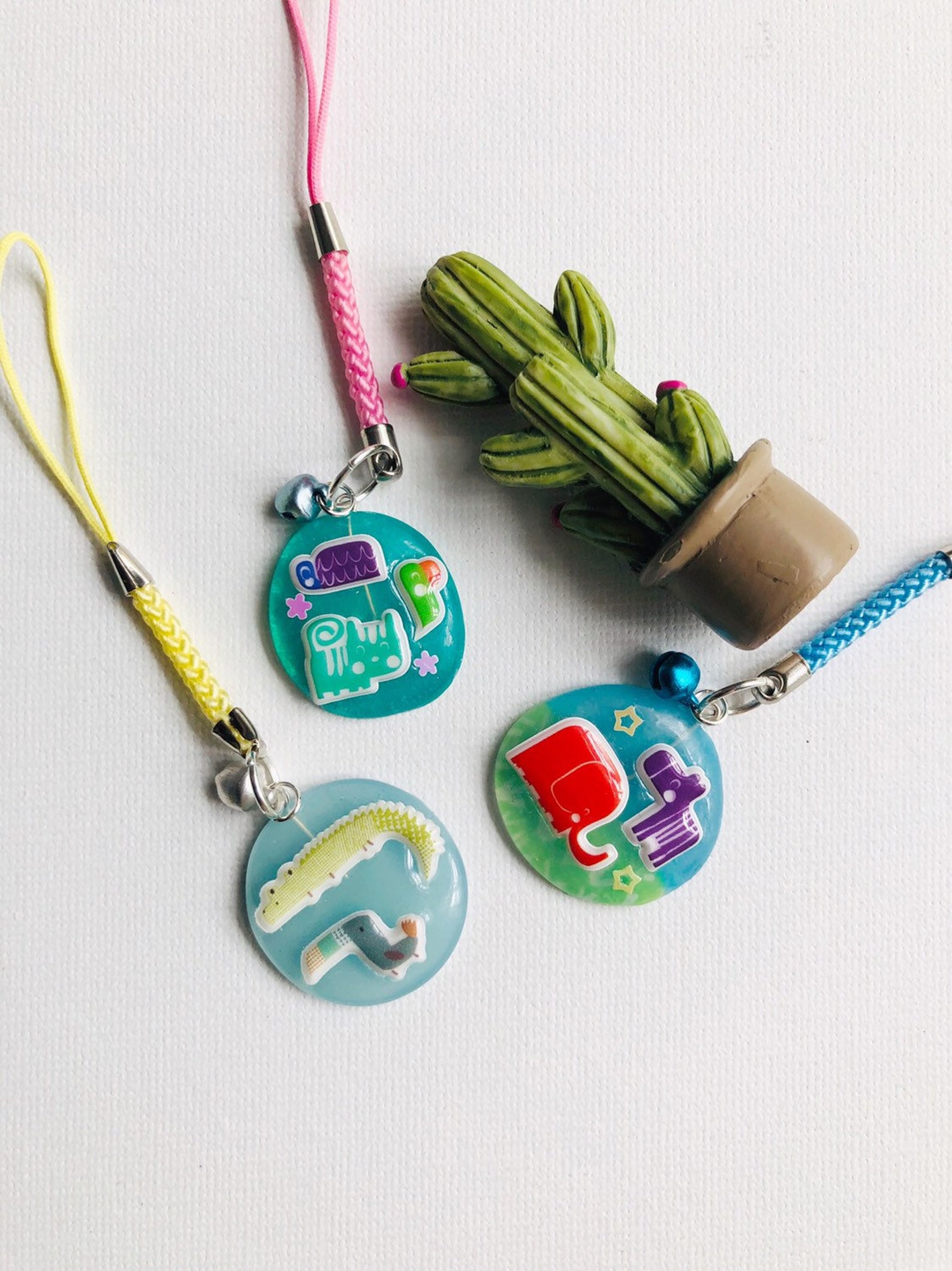 Cute Animal Themed Keyrings Etsy