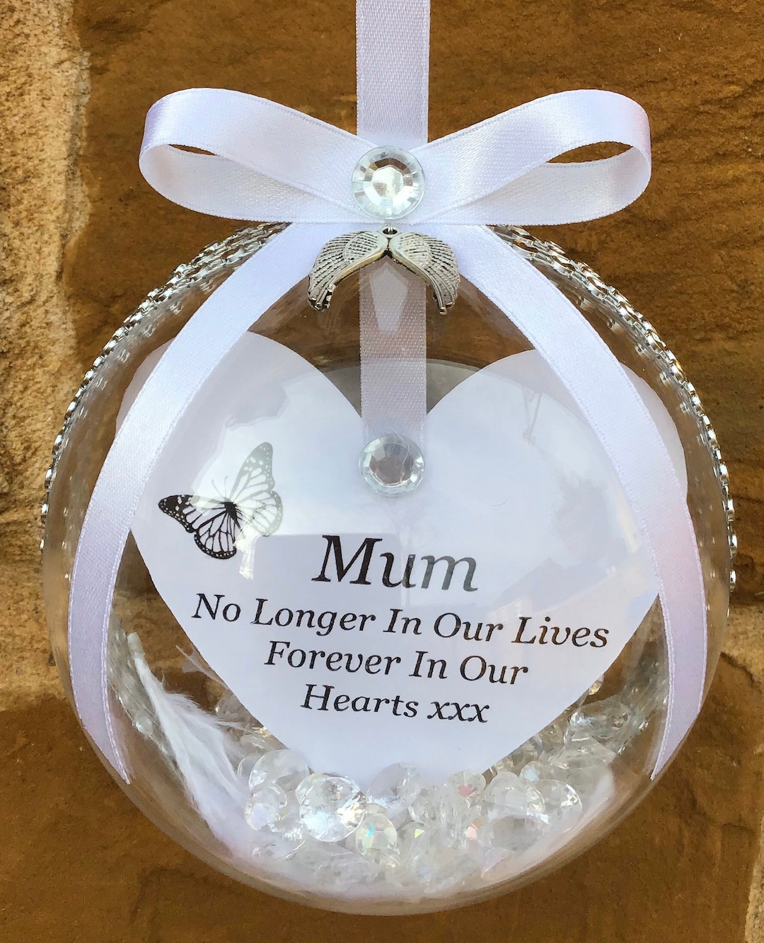 Personalised Memory Bauble, Memory Keepsake, Christmas Gifts,christmas