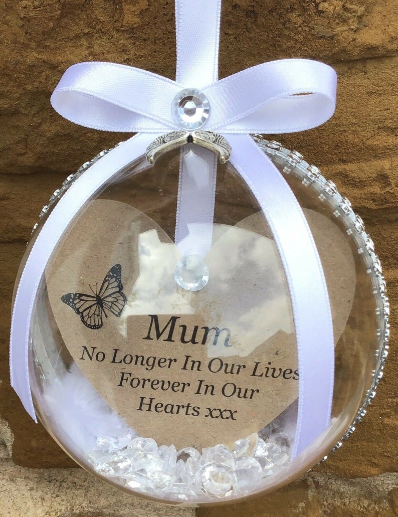 Personalised Memory Bauble, Memory Keepsake, Christmas Gifts, Christmas