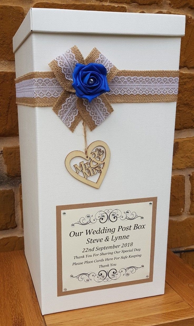 Vintage Wedding Card Post Box Wedding Favours Table Etsy
