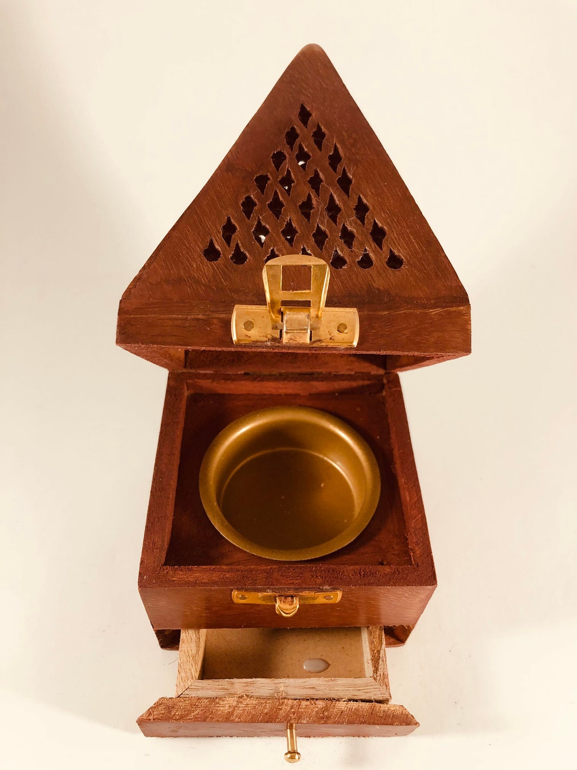 Wooden Bakhoor Holder/burner Incense Holder Etsy