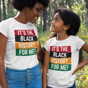 It&#39;s the Black History for Me tee, black history month