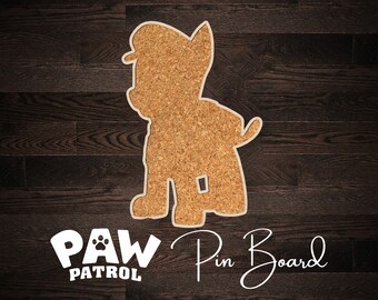 PAW Patrol Cork Pin Board with Frame Chase Design