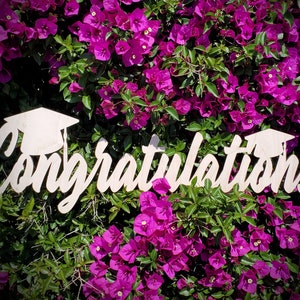 Congratulations  Graduation Sign Custom Congrats Grad Sign Class of 2025 Graduation 2025 Sign Graduation Photo Prop Graduation Decor