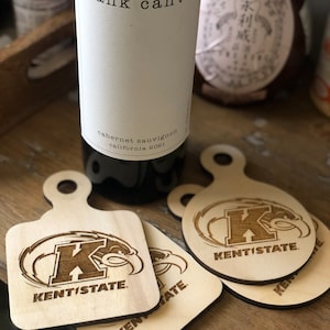 Mini Charcuterie Wood Cheese Board, Personalized Individual Small Custom Cutting Board for Catering, Drink Coasters, Appetizers and Desserts